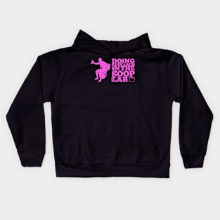 Doing Research - Pink Kids Hoodie